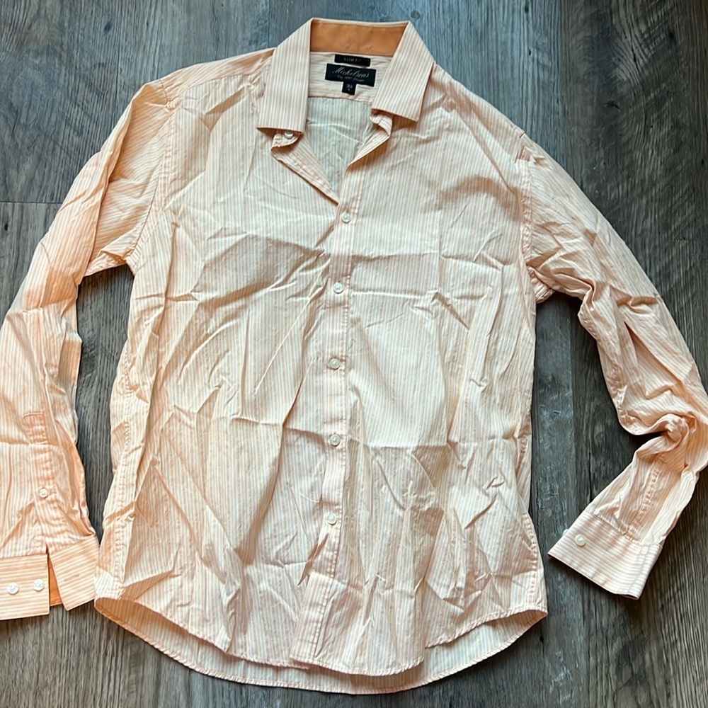 Men’s Peach Dress Shirt